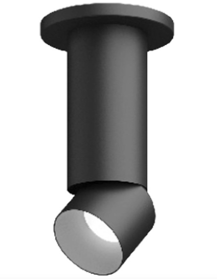 Visual Comfort Architectural ENCY3RS-L129WD6A-UNV-AB 3" 12W Adjustable LED Cylinder, Warm Dim, Surface Mount, Reflector Finish/Cylinder Finish: Brushed Aluminum/Black, Color Temperature: Warm Dim 3000-1800K, Beam Spread: 60°