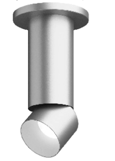 Visual Comfort Architectural ENCY3RS-L159WD6A-UNV-BA Entra 3 Inch LED Adjustable Cylinder Ceiling Light, CCT Warm Dim, Brushed Aluminum Finish / Black Color