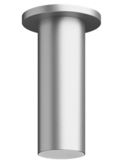 Visual Comfort Architectural ENCY3RS-L159WD6D-UNV-BA 3" 15W Fixed LED Cylinder, Warm Dim, Surface Mount, Reflector Finish/Cylinder Finish: Black/Brushed Aluminum, Color Temperature: 3000K-1800K Warm Dim, Beam Spread: 60°
