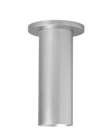 Visual Comfort Architectural ENCY3RS-L159WDWW-UNV-BA 3" 15W Wall Wash LED Cylinder, Warm Dim, Surface Mount, Reflector Finish/Cylinder Finish: Black/Brushed Aluminum, Color Temperature: Warm Dim  3000-1800K