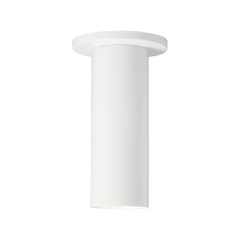 Visual Comfort Architectural ENCY3RS-L129WD1D-UNV-WW ENTRA 3" 12W Fixed LED Cylinder Surface Mount, White Reflector, White Cylinder, Warm Dim 3000K–1800K, 18° Beam Spread