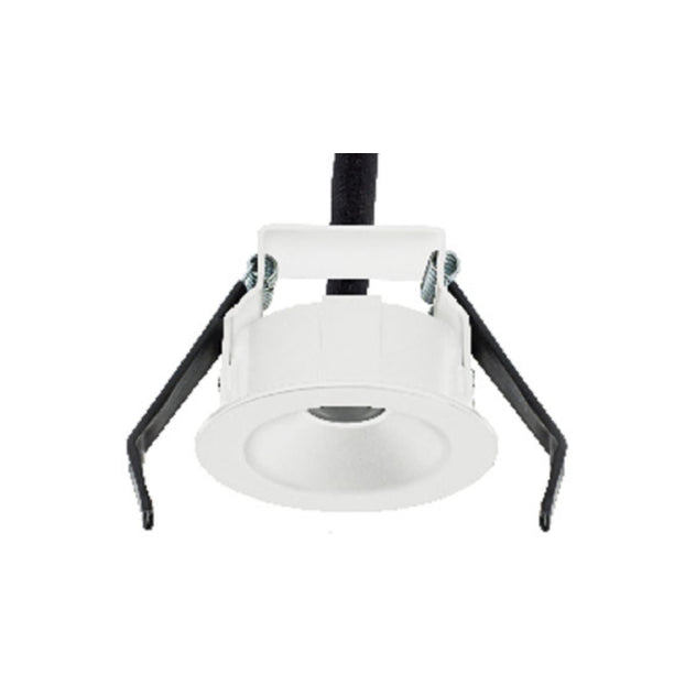 Visual Comfort Architectural ENN2R-LO927ADI12W ENTRA Niche 2" LED Round Fixed Downlight - 2700K, 480 Lumens, 90 CRI, 7.5W, 12V - White - 30°/60° Beam - IC Airtight