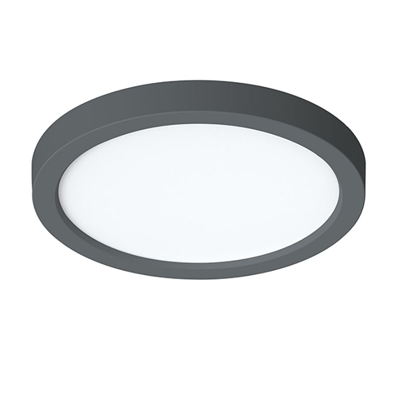 AFX Lighting EONF07LAJD1BK Eon 7 Inch LED Flush Mount Ceiling Light, Watt 12W, 120V, Selectable 5CCT, Black Finish