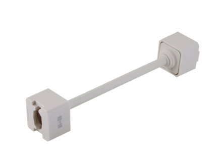 Elco Lighting EP818W Extension Stems Track Accessory, All White