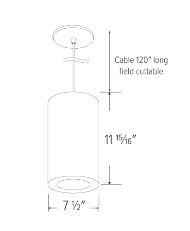 Elco Lighting EPD685UL3CT5W 6″ Ply Sylo™ Pendant, Color Temperature 2700K-5000K, Lumens 1000, 1500, 2000 lm, All White
