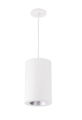 Elco Lighting EPD6371L3CT5HW 6″ Ply Sylo™ Pendant, Color Temperature 2700K-5000K, Lumens 1000, 1500, 2000 lm, Haze with White Ring