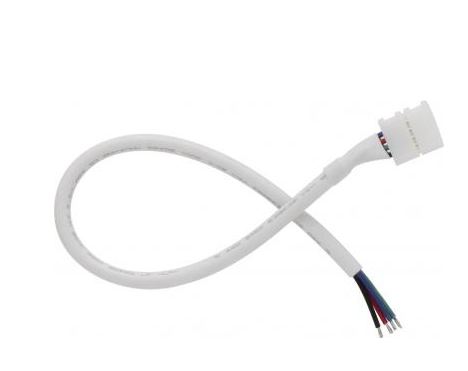 Elco Lighting EPS29 24" wire lead fit Hardwire Connector EPS Series White Finish
