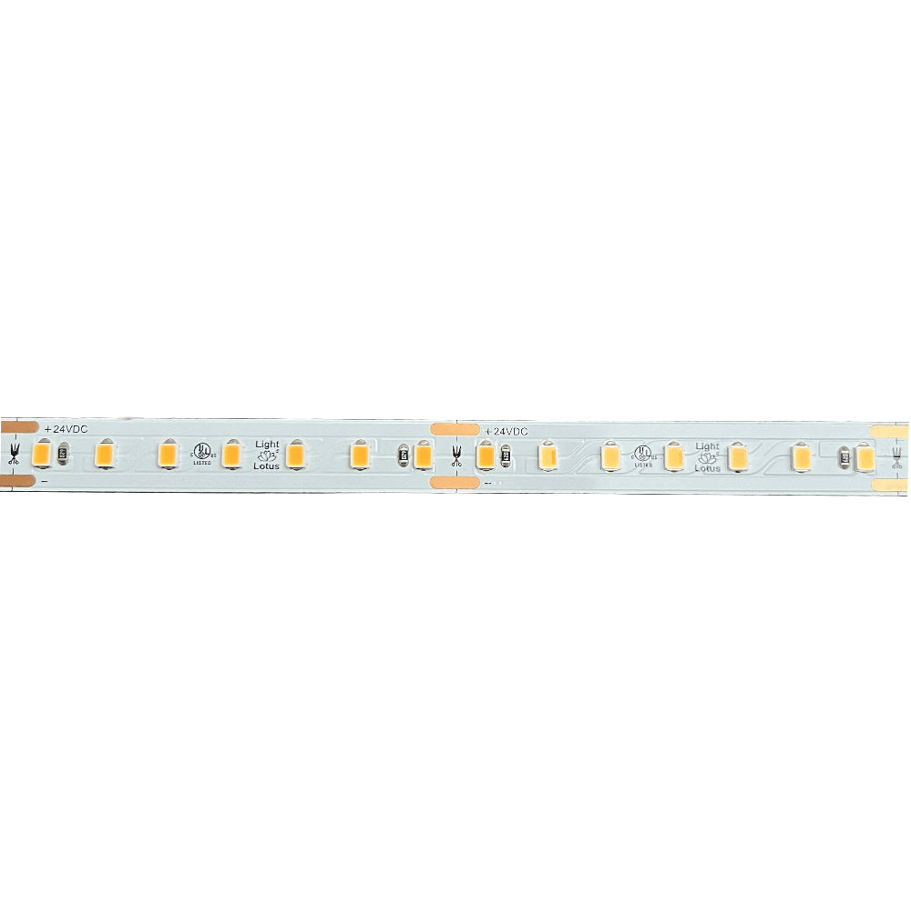 Lotus LED Lights ES-FS2835C-112-IP20-40K-100FT Full Spectrum 100 ft LED Tape Light, Voltage 24V DC, 4.4W/ft, 10mm CRI 97+ IP20, Color Temperature 4000K