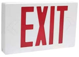 Orbit ESBL-W-R LED Exit Sign Battery Back-Up White Housing, Red Letters
