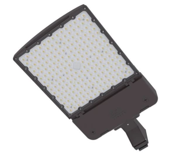 ESL Vision ESL-AL-75150W-13050-BZAM-T3 LED Area Light, Wattage 150W Max, Color Temperature  3000/4000/5000K, Built In Receptacle & Shorting Cap, Voltage 120-277V, Slip Fitter, Universal Direct Mount, Yoke Mount Included, T3 Lens, Bronze Finish