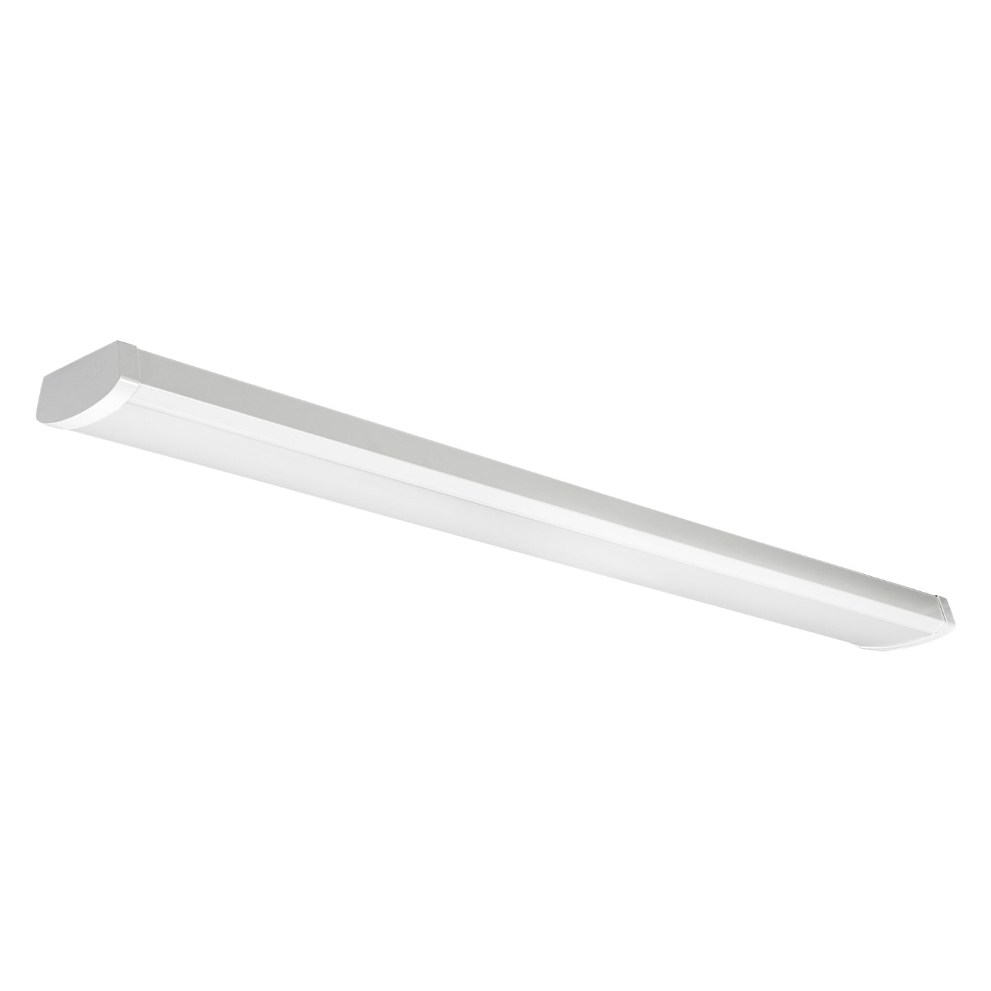 ESL Vision ESL-CSS-810-4-3248W-3550K-EM9 4ft LED Wrap Light, 32/40/48W Wattage Adjustable, 3500/4000/5000K, Up to 5520 lm, 120-277VAC Input, 0-10V Dimming, 5W EM Battery