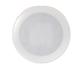 ESL Vision ESL-DSK-6-13W-52750 6 Inch LED Disk Light, 13W, 5CCT Selectable 2700K-5000K, TRIAC Dimmable, 120V, 1100 Lumens, White Finish
