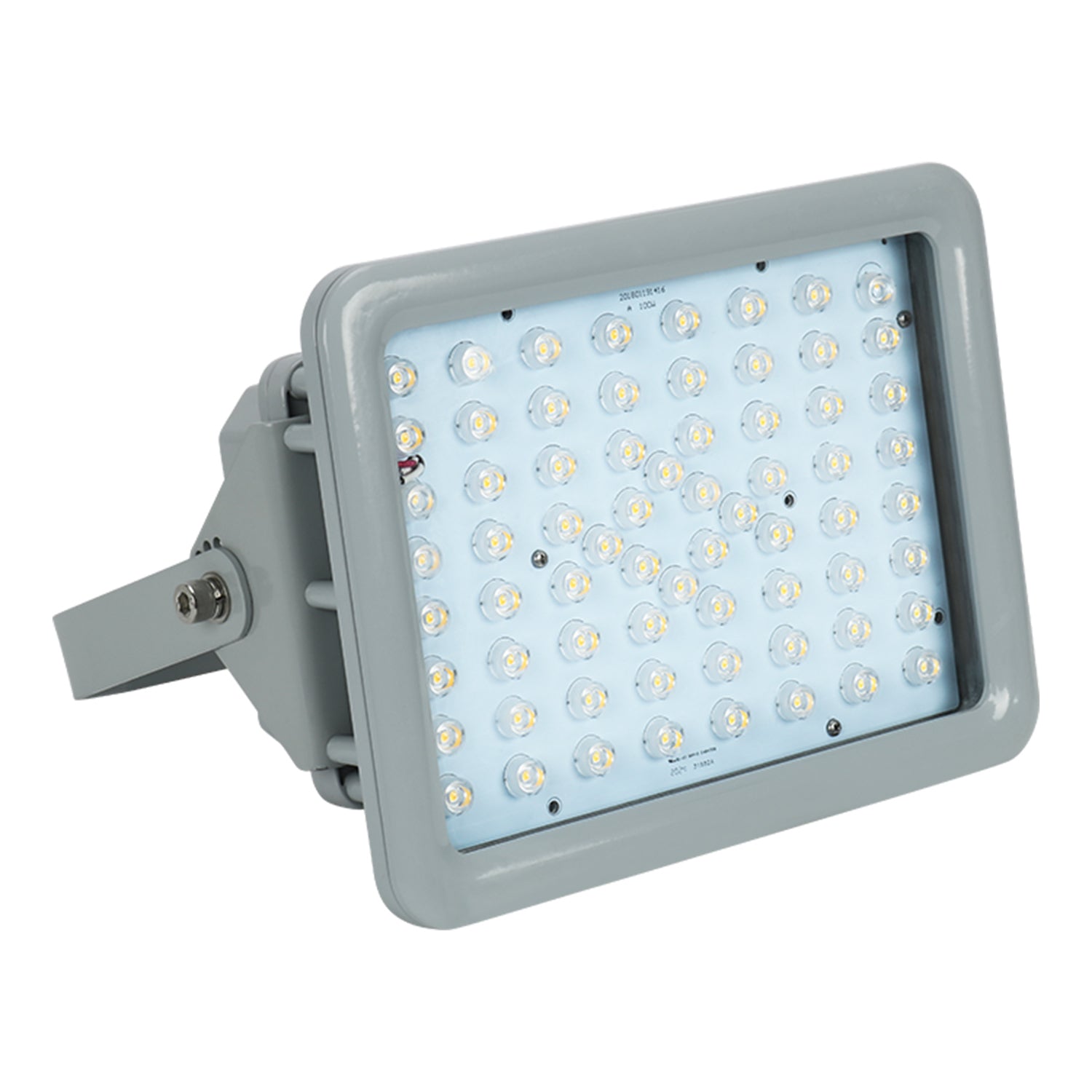 ESL Vision ESL-HZFL-L120W-250-120D LED Hazardous Flood Light, Wattage 120W, Lumens 16800 lm, Color Temperature 5000K, Voltage 100-277VAC Input, 120° Beam Angle, Class l, Division ll, Grey Finish
