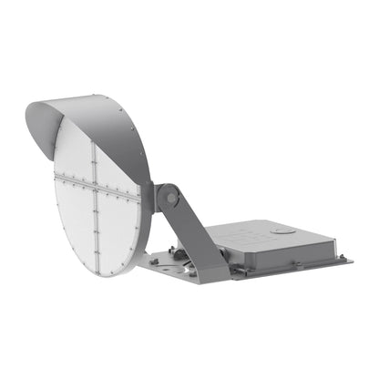 ESL Vision ESL-SPT-550W-250-40 LED Spot Light, Wattage 550W, Lumens 88,733 lm, Color Temperature 5000K, Voltage 200-528VAC Input, 20' Cord, 40° Degree Beam