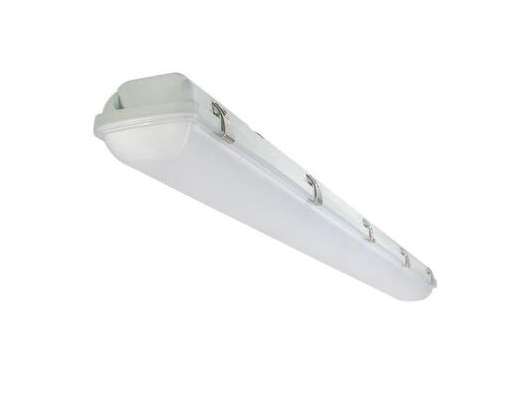 ESL Vision ESL-VP8-6590W-13050-EM5 8ft Vapor Tight, Wattage 65/75/90W, Color Temperature 3000/4000/5000K, Up to 11700 lm, 120-277VAC Input, 0-10V Dimming, Emergency Back Up Unit 5W