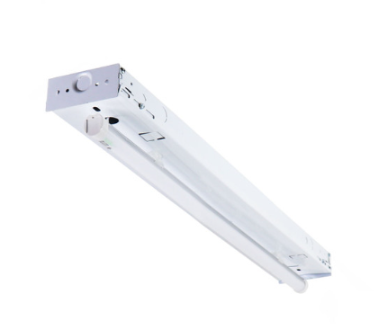 ESL Vision ESL-WBS4-BL-TB Wide Body Strip 4', 4.25" x 48" x 2", Strip Fixture, 2 lamp LED T8 Ready