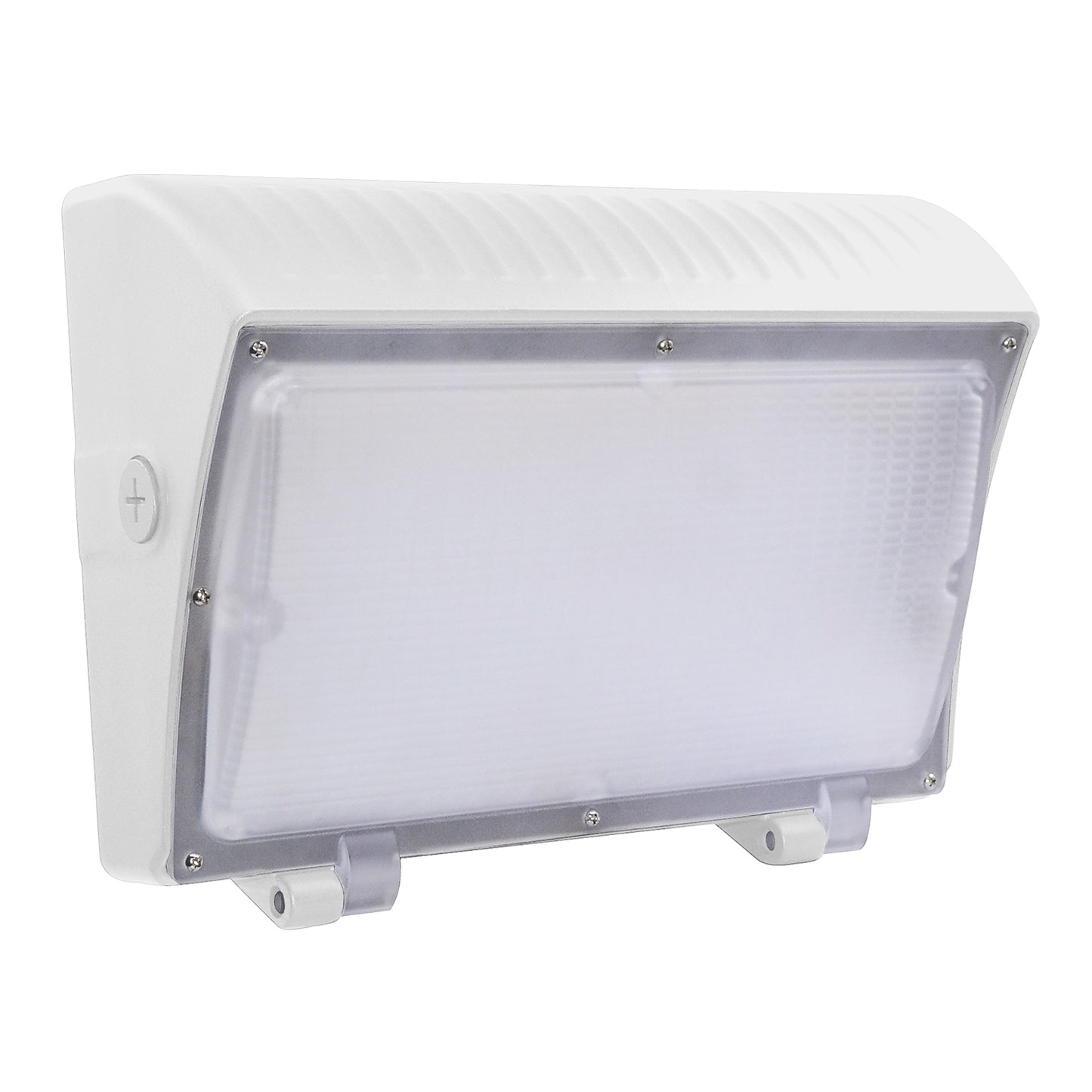 ESL Vision ESL-WP-4070W-63050-WH-EM9-11OCC LED Wall Pack, Voltage 120-277VAC, 10 kV Surge Protector, with on/off Photocell Integrated, Emergency Backup Battery Unit, Occupancy/Daylight Harvesting Sensor, White Finish