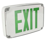 Orbit ESLN4M-W-2-R-AC-TP Led Micro Led Wet Location Exit Sign White Housing 2f Red Letters Ac Tamperproof