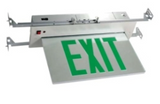 Orbit ESRE-B-1-R-EB Led Recessed Mount Edge-lit Exit Sign Black Cas 1f Red Letters Battery Back-up