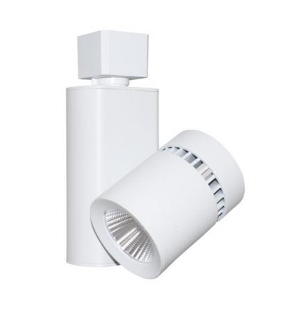 Elco Lighting ET744-SDDW LED Magnus™ Track Fixture, Wattage 15W, Color Temperature Sunset, Lumens 850 lm, Voltage 120V, Dimming Triac, Beam Angle 25°, All White