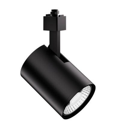 Elco Lighting ET830CT5B LED Packer™ Track Fixture with 5-CCT & 3-Wattage Switch, Wattage 7/10/14W, Color Temperature 2700K-5000K, Lumens 650/950/1250 lm, Voltage 120V, Beam Angle 36° All Black