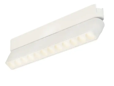 ET2 Contemporary Lighting ETL23216-WT 9" Continuum Track Book, Optic Lens, Color Temperature 3000K, Voltage 120-277V, White Finish