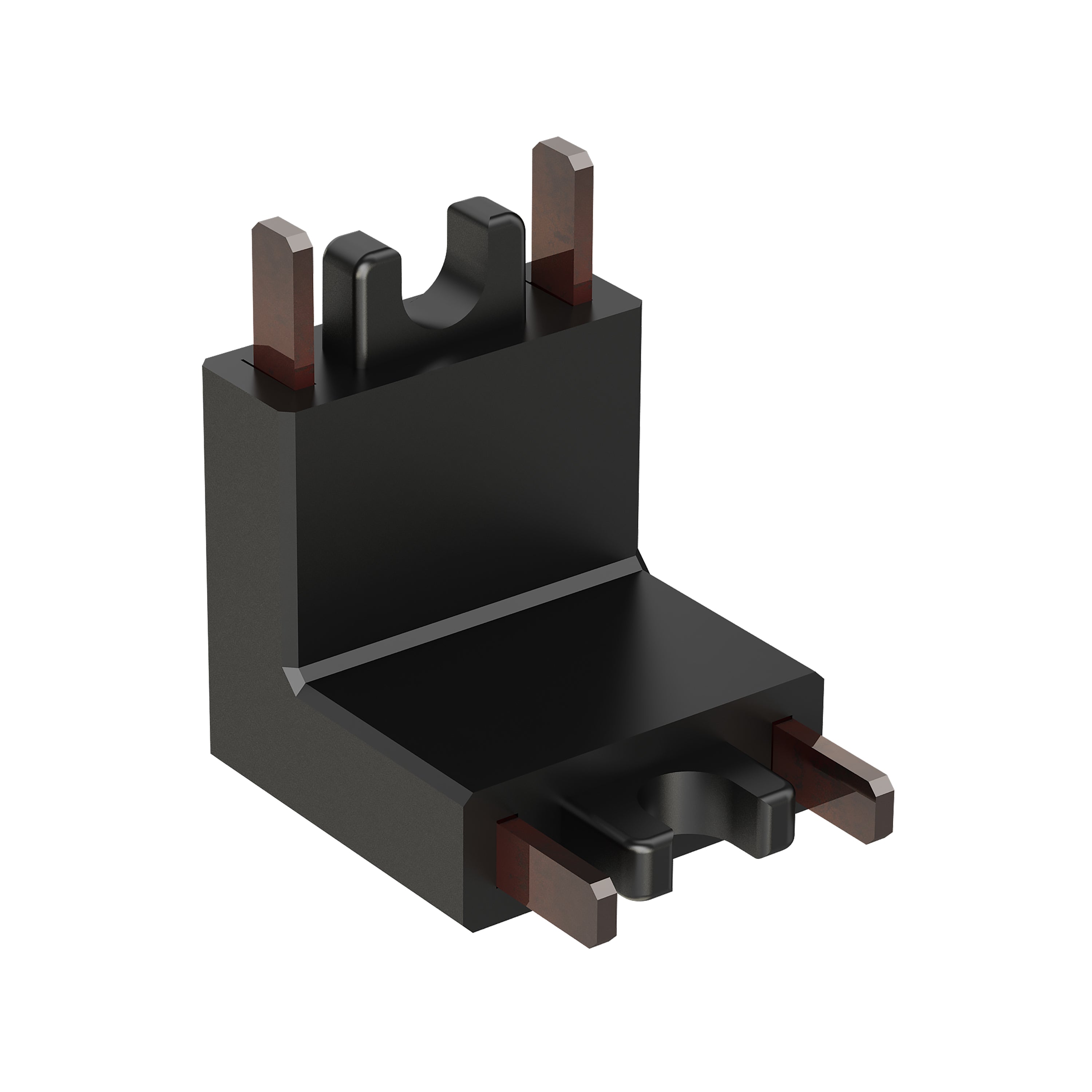 ET2 Contemporary Lighting ETMSC90-W2C-BK Continuum Track Wall To Ceiling Connector - Finish: Black
