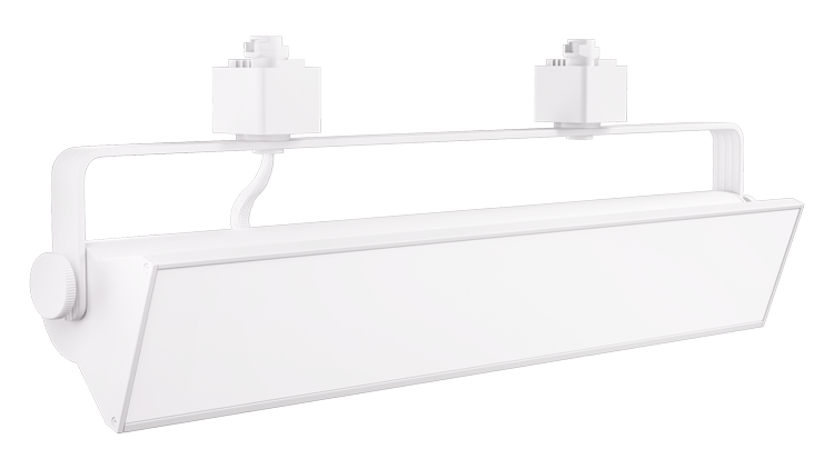 Elco Lighting ETW44CT5W LED Pipe™ Wall Wash Track Fixture with CCT Switch - 4000 lm - 58W - 5CCT 2700K-5000K - 120V - White