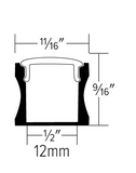 Elco Lighting EUD32-8 Deep Mount Aluminum Channel