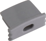 Elco Lighting EUDEN31 Aluminum Channel End Caps For use with EUD31 - Grey