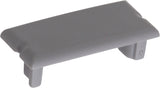 Elco Lighting EUDEN35 Aluminum Channel End Caps For use with EUD35 - Grey