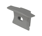 Elco Lighting EUDEN37 Aluminum Channel End Caps For use with EUD37 - Grey