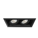 Eurofase TE132LED-40-2-01 13-in 52W Multiple Recess Downlight With Trim - 20° - 120V - 4000K - Black/Black