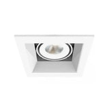 Eurofase TE161LED-40-4-22 6.5-in 15W Recessed Downlight With Trim - 40° - 4000K - 120V - White/White