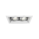 Eurofase TE162-22 6.5-in 15W Recessed Downlight With Trim - 2 lights - PAR20 - 120V - White/White