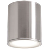 AFX Lighting EVYW0405LAJD2SN 5-in 12W Everly Outdoor Cylinder Ceiling Light, 1000 lm, 120V-277V, CCT Select, Nickel Finish