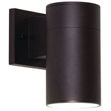 AFX Lighting EVYW070410LAJMVBK 8-in 12W Everly Outdoor Wall Sconce Light, 1000 lm, 120V-277V, CCT Select, Black Finish