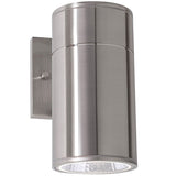 AFX Lighting EVYW070410LAJMVSN 8-in 12W Everly Outdoor Sconce Light, 1000 lm, 120V-277V, CCT Select, Nickel Finish