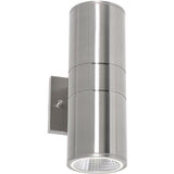 AFX Lighting EVYW070418LAJMVSN 25W Everly LED Outdoor Sconce Light, 2000 lm, 120V-277V, CCT Select, Nickel Finish