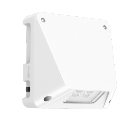 Westgate EW4HR-MCT-SDT-WH Tough Commercial 4-Hour Emergency LED Wall Pack, 9W/18W Selectable, 3CCT, Photocell, 120-277V, Self-Diagnostic Test, White Finish