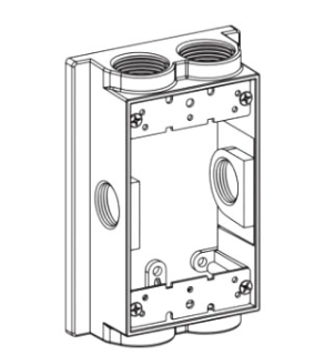 Orbit EXF75-6 1g Weather-proof Flanged Extension Box