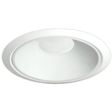 Elco Lighting EL7116W 6” LED Shallow Reflector Trim with Clear Lens - White