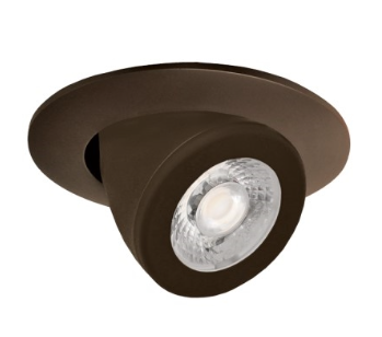 Elco Lighting E2L97NF27BZ 2" Round Pull-down Teak Led Light Engine - 10.5 to 12.5 Watts - 2700k - 28 Deg - Bronze Finish