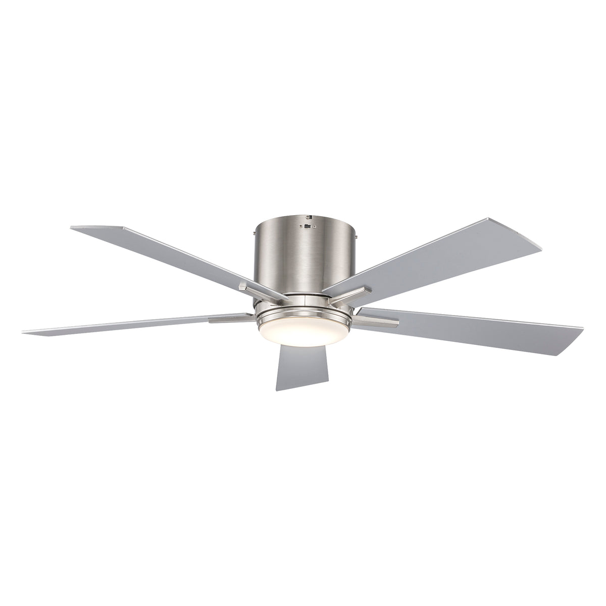 Trans Globe Lighting F-1017 BN Finnley brushed nickel 5 blade LED ceiling fan