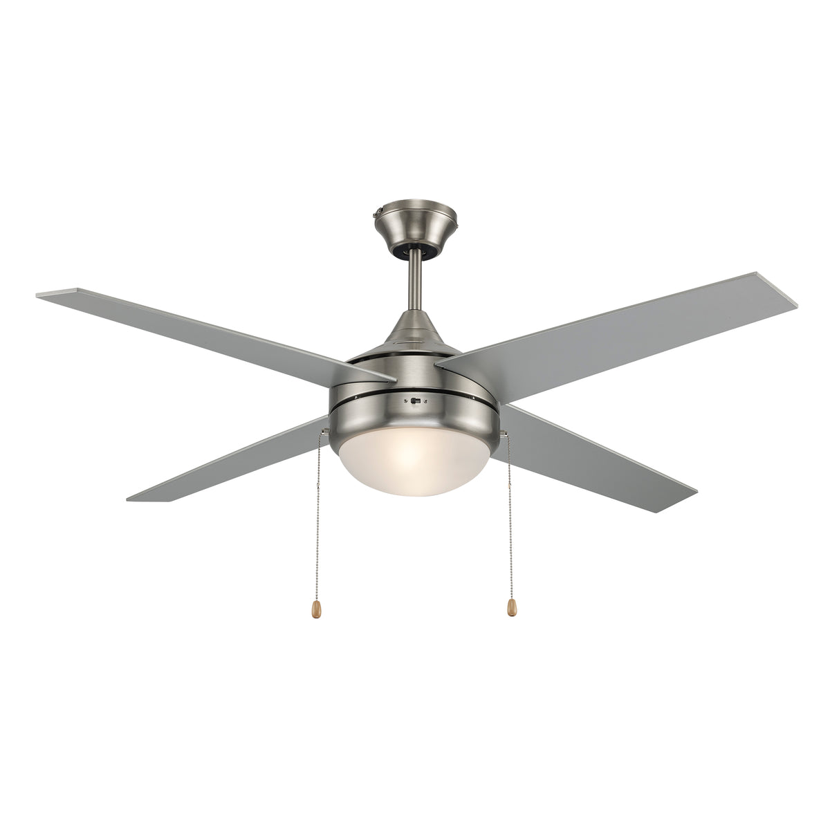 Trans Globe Lighting F-1024 BN Cappleman brushed nickel ceiling fan
