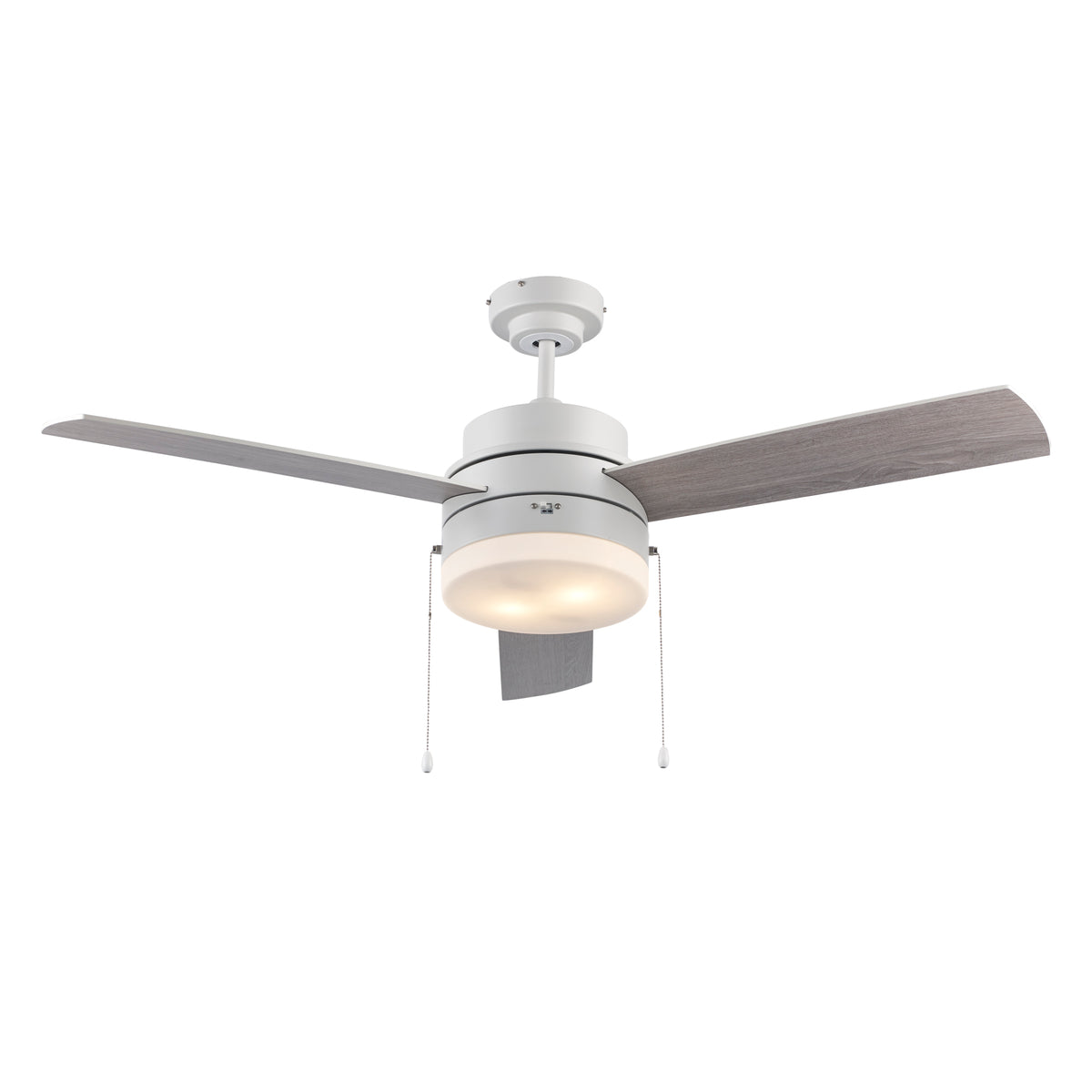 Trans Globe Lighting F-1025 WH Schoolhouse 52 inch white ceiling fan