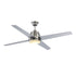 Trans Globe Lighting F-1026 BN Mammoth 52 inch brushed nickel ceiling fan with LED light