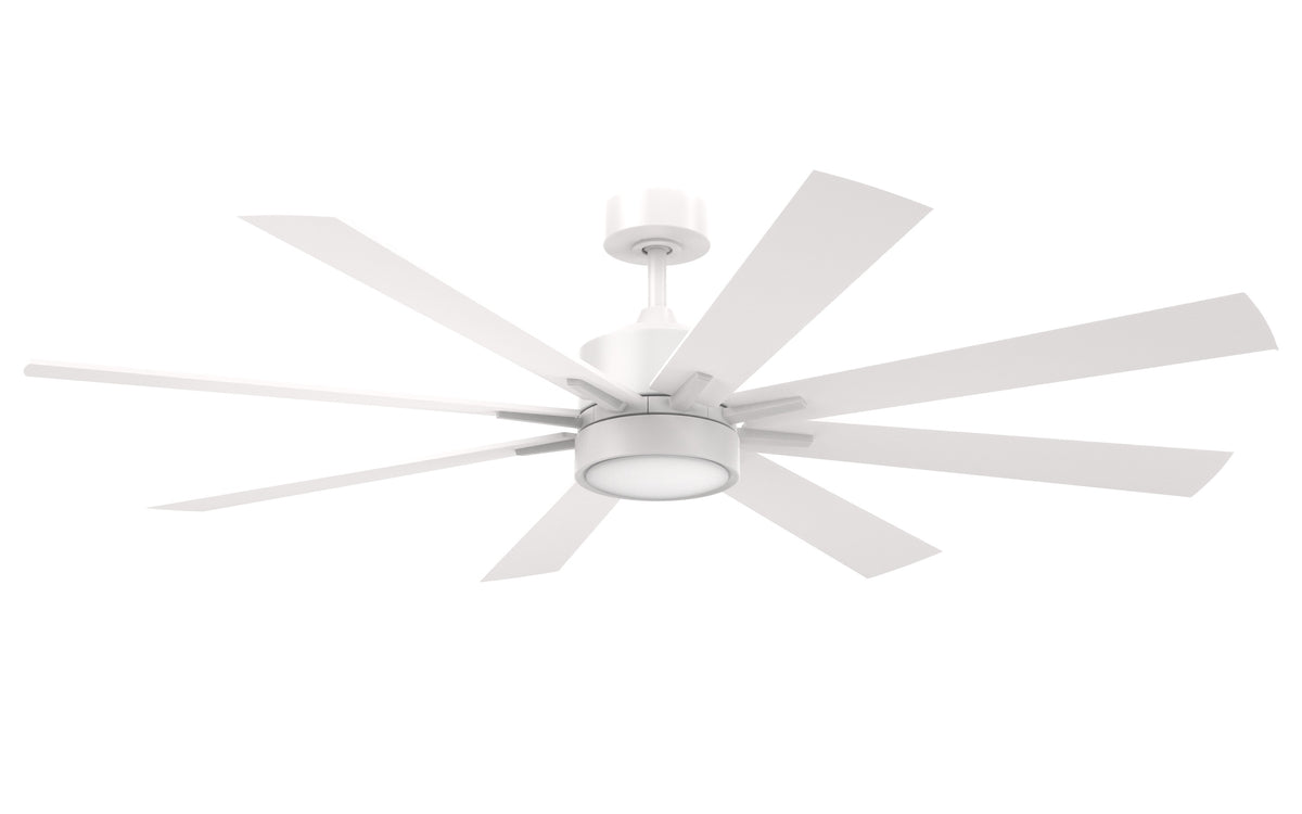 Trans Globe Lighting Arden 66 inch white ceiling fan