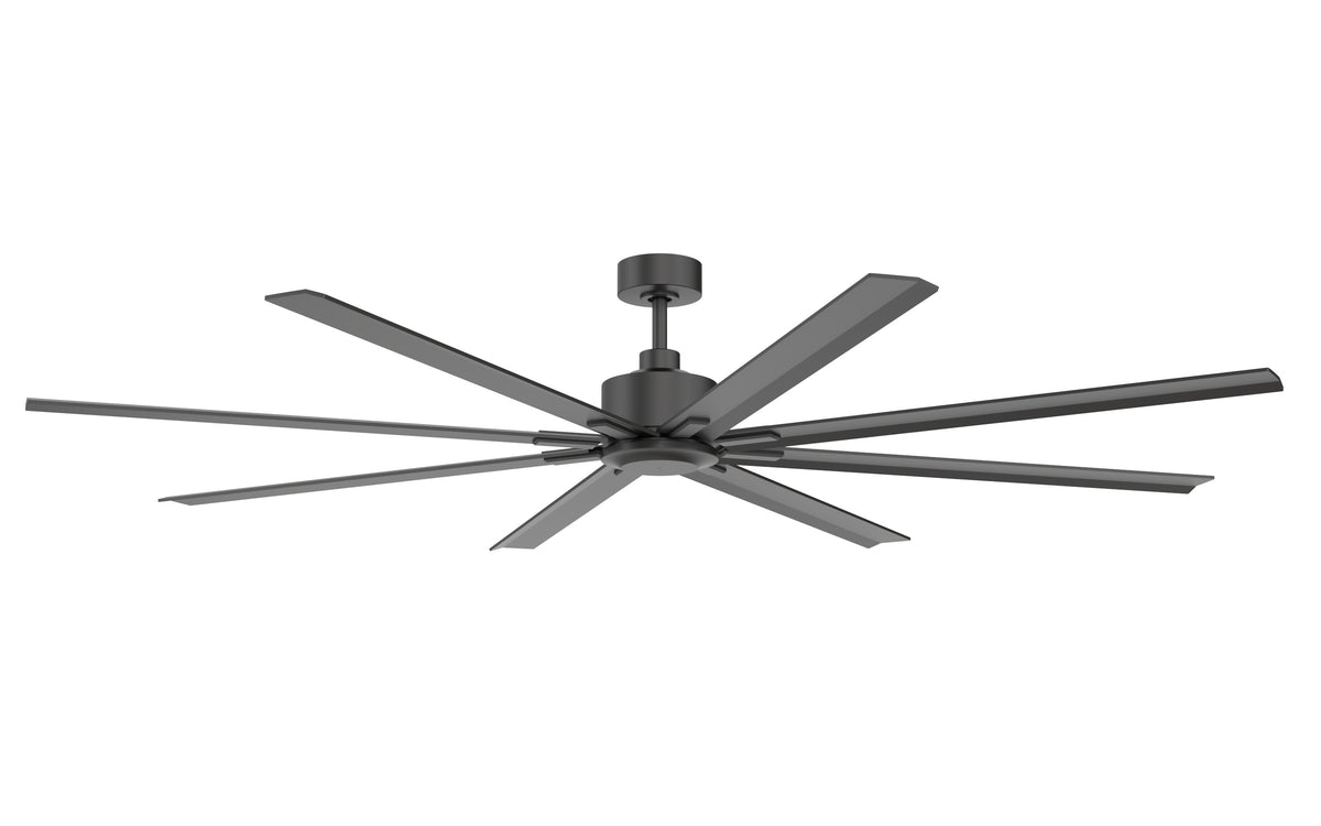 Trans Globe Lighting Rayne 84 inch black 8 blade ceiling fan