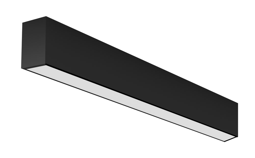 Eurofase F55430BSFM 4' LED Linear Surface Mount, 2"Wide, 3000K, Black